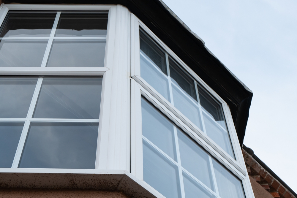 Abstract,View,Of,Newly,Installed,Double,Glazed,Windows,Seen,Installed