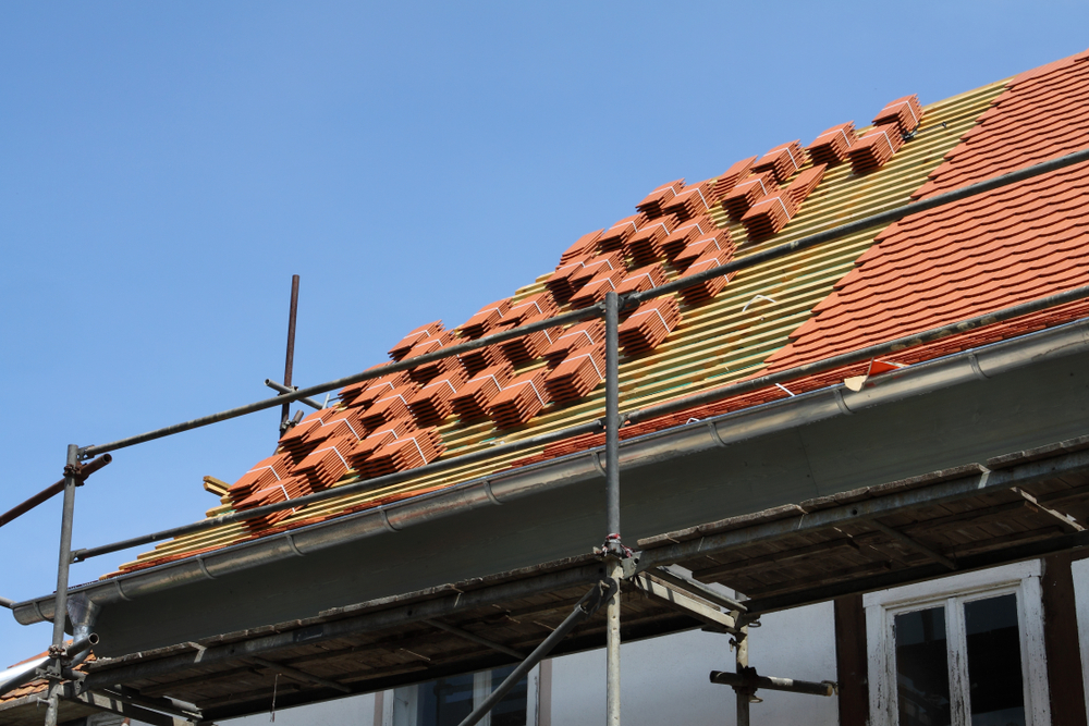 Roofing,A,House